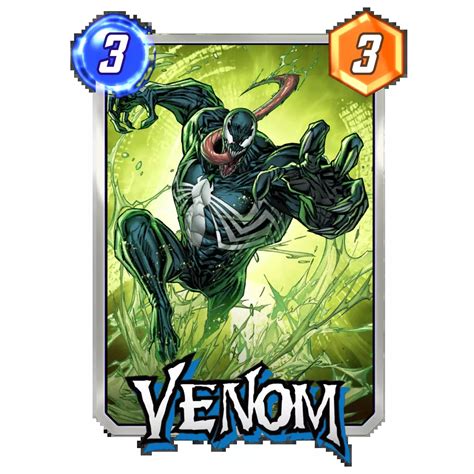 venom variant marvel snap|Venom Marvel Snap Card Variant